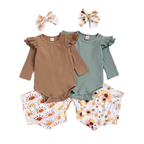 Cross-border Amazon foreign trade supply of INS spring, autumn and winter infant and toddler clothing, rainbow striped embroidered long-sleeved top and T-shirt