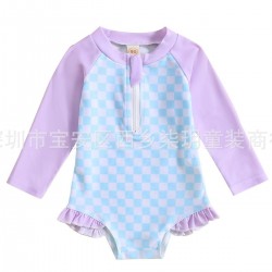 Cross-border Trade Summer Vest, Triangle Romper, Bow Headdress, Sweet Three-Piece Girls' Clothing