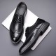 2023 spring hot-selling men's leather shoes, men's genuine leather shoes for business, formal, casual, breathable, fashionable wedding shoes.