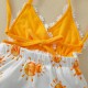 New cross-border summer girls' yellow sunflower-themed halter bodysuit with an open back (shipping available).