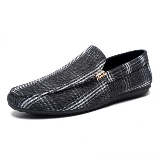 Spring/Summer trendy loafers, men's slip-on shoes, breathable, slip-on shoes, casual slip-ons. Men's large-size shoes for export (46)