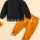 Foreign trade children's clothing: Boys' plain, short-sleeved, rolled-up sleeve two-piece suit, fashionable and casual wholesale.