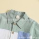 Cross-border Children's Clothing: Overalls, Boys' Shirt, Three-Piece Spring/Autumn Children's Fashion Clothing
