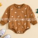 Cross-border girls' long-sleeved floral swimsuit, fresh-looking baby bodysuit in four colors.