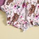 Cross-border children's sets: Fashionable Amazon rainbow long-sleeved outerwear sweatpants for girls aged 0-3 years.