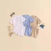 Cross-border infant and toddler bodysuit with letter print, sweet solid color long-sleeved triangle romper.