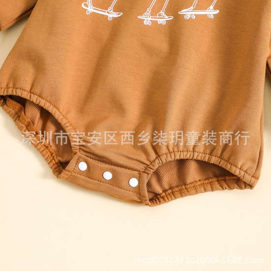Cross-border Trade Children's Clothing: Children's Autumn/Winter Color-block Sweatshirt, Stylish Cartoon Rainbow Long-Sleeved Trouser Set for Boys and Girls