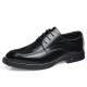 2024 autumn new top-grain cowhide men's high-end, breathable British-style formal business, groom's wedding shoes