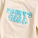 Cross-border infant and toddler set: red lettered top and black heart-shaped pants, girls' autumn and winter pullover long-sleeved set.