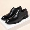 New top-grain cowhide men's leather shoes, business formal, genuine leather wedding shoes, commuting, British-style breathable casual shoes