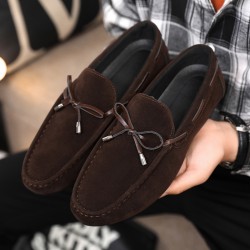 Cross-border delivery of summer men's breathable moccasins, slip-on casual shoes, trendy and versatile work shoes
