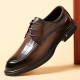 2024 autumn new top-grain cowhide men's high-end, breathable British-style formal business, groom's wedding shoes