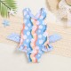 Cross-border infant and toddler solid color pullover short-sleeved hem bodysuit, summer embroidered children's triangle bodysuit. Cross-border infant and toddler solid color pullover short-sleeved hem bodysuit, summer embroidered children's triangle bodysuit.