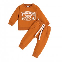 Amazon children's clothing. Classic black and white checkerboard autumn and winter long-sleeved trousers with front ties for infants and toddlers, fashionable sweatshirts and pants.