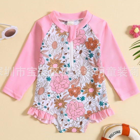 Cross-border Trade Summer Vest, Triangle Romper, Bow Headdress, Sweet Three-Piece Girls' Clothing