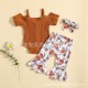 Foreign trade children's clothing: Two-color newborn skull sweatshirt, long-sleeved hooded triangle romper for autumn and winter.