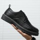 2024 new cross-border men's casual business and formal leather shoes, British black, soft-soled work shoes. 2024 new cross-border men's casual business and formal leather shoes, British black, soft-soled work shoes.