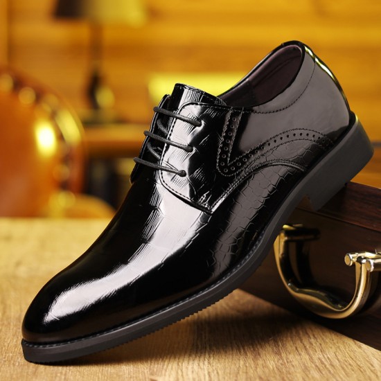 New Top-Grain Cowhide Men's Leather Shoes, Breathable Commuter Black, British Style Casual Genuine Leather Shoes, Breathable Factory Wholesale