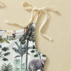 Foreign trade spring and autumn baby girls' clothing: rainbow print, round neck, buttoned, casual, comfortable long-sleeved sweatshirt set.