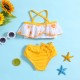 Cross-border Foreign Trade: Children's Summer Solid Color Cotton and Linen Single Pants, Mosquito-Repellent Breathable Pants with Cuffs, Wholesale