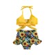 Cross-border iINS Style Girls' Floral Print Cross-Back Double Bow Swimsuit, Open-Back Lace Bodysuit Cross-border iINS Style Girls' Floral Print Cross-Back Double Bow Swimsuit, Open-Back Lace Bodysuit