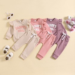 Foreign Trade Solid Color Boys' Short-Sleeved Stand-Up Collar Set, Summer Children's Short-Piece Trouser Set with Rolled-Up Hems