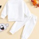 Amazon Cross-border Children's Color-Contrast Sweatshirt Tracksuit 2023, Toddler Clothes, Boys' Autumn/Winter Two-Piece Set