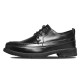 Spring and summer men's business formal casual shoes, Korean-style pointed-toe thin wedding shoes, black work shoes.