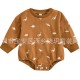 Cross-border girls' long-sleeved floral swimsuit, fresh-looking baby bodysuit in four colors.