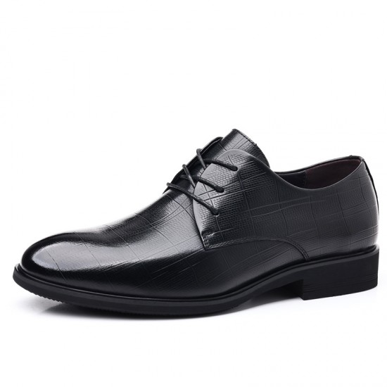Autumn new men's business formal leather shoes, genuine leather British casual men's shoes, high-end Korean-style pointed-toe wedding shoes.