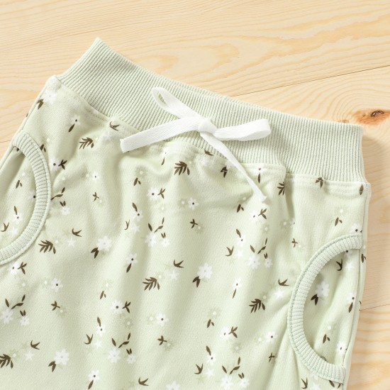New Halloween long-sleeved skirt and pumpkin print scarf pants set for girls from Amazon.