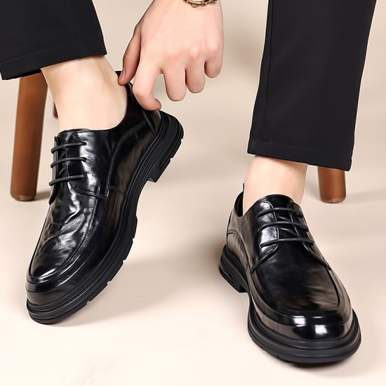 New Summer Men's Sandals, Trendy Top-Grain Cowhide Casual Business Leather Shoes, Hollow-Out Shoes, Genuine Leather for Men, British Style New Summer Men's Sandals, Trendy Top-Grain Cowhide Casual Business Leather Shoes, Hollow-Out Shoes, Genuine Leather for Men, British Style