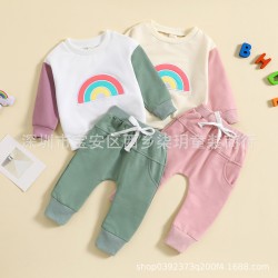 Cross-border Trade Children's Clothing: Girls' Clothes Aged 0-3 Years, Bright Red Halter Neck Bodysuit, Elegant Square Fleece Triangle Romper