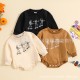 Cross-border Trade Children's Clothing: Children's Autumn/Winter Color-block Sweatshirt, Stylish Cartoon Rainbow Long-Sleeved Trouser Set for Boys and Girls