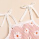 Cross-border girls' suspender skirt set, sweet princess-style with flying sleeves, solid-color corduroy suspender skirt with inner layer.