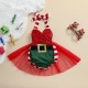 Foreign Trade Girls' Fall/Winter New Purple Letter Print Top and Patchwork Print Skirt Set for Halloween