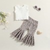 New arrivals: summer children's three-piece set with sweet floral print and lace flying sleeves for best friends