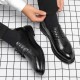 Men's business formal shoes, genuine leather soft soles, thick soles, British-style heeled casual shoes for cross-border trade
