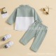 Cross-border children's suits: summer casual beach leaf and flower print short-sleeved lapel polo shirt.