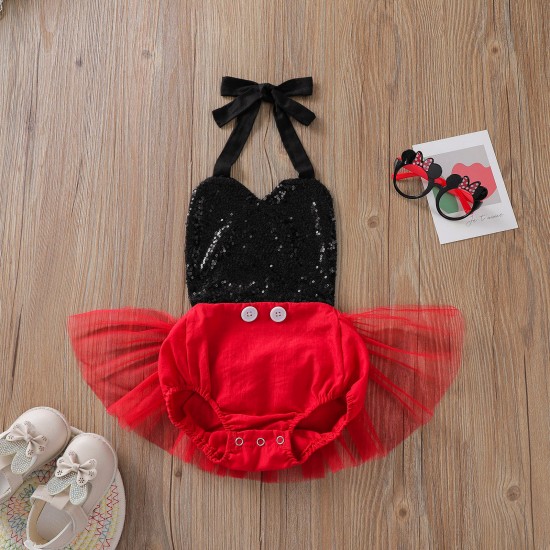 Foreign trade spring and autumn baby girls' clothing: printed, round neck, buttoned, casual, comfortable long-sleeved sweatshirt set.
