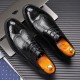 2023 spring hot-selling men's leather shoes, men's genuine leather shoes for business, formal, casual, breathable, fashionable wedding shoes.