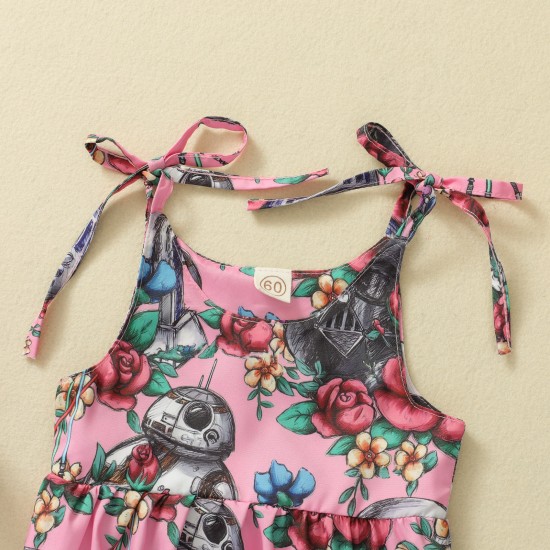 Foreign trade spring and autumn baby girls' clothing: floral print, round neck, buttoned, casual, comfortable long-sleeved sweatshirt set. Foreign trade spring and autumn baby girls' clothing: floral print, round neck, buttoned, casual, comfortable long-sleeved sweatshirt set.