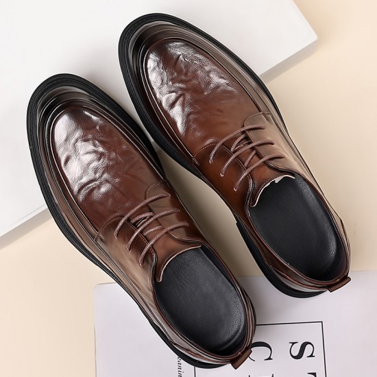 New Summer Men's Sandals, Trendy Top-Grain Cowhide Casual Business Leather Shoes, Hollow-Out Shoes, Genuine Leather for Men, British Style New Summer Men's Sandals, Trendy Top-Grain Cowhide Casual Business Leather Shoes, Hollow-Out Shoes, Genuine Leather for Men, British Style