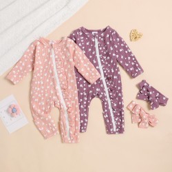 European and American cross-border cross-border spring and autumn new styles: ins-style casual pumpkin letter print, fashionable and comfortable long suits.