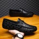 Low-top casual loafers, breathable, trendy, versatile black leather slip-on shoes, trendy work loafers, foreign trade dropshipping