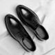 Men's leather shoes, business formal, genuine leather soft-soled, British-style thick-soled casual shoes, groom's wedding suit, cross-border foreign trade.