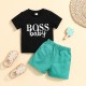 Cross-border supply: spring and autumn European and American style girls' hot Summer children's round-neck white letter-printed T-shirt for sale