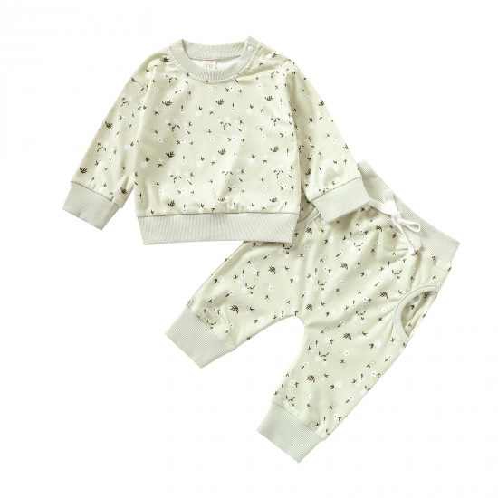 New Halloween long-sleeved skirt and pumpkin print scarf pants set for girls from Amazon.