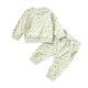 New Halloween long-sleeved skirt and pumpkin print scarf pants set for girls from Amazon.