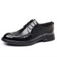 New autumn top-grain cowhide men's business casual shoes, British-style formal men's shoes, soft-soled breathable flat shoes